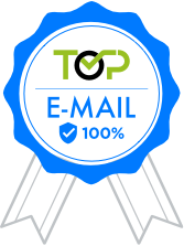 Selo Nic.br TOP EMAIL 100%